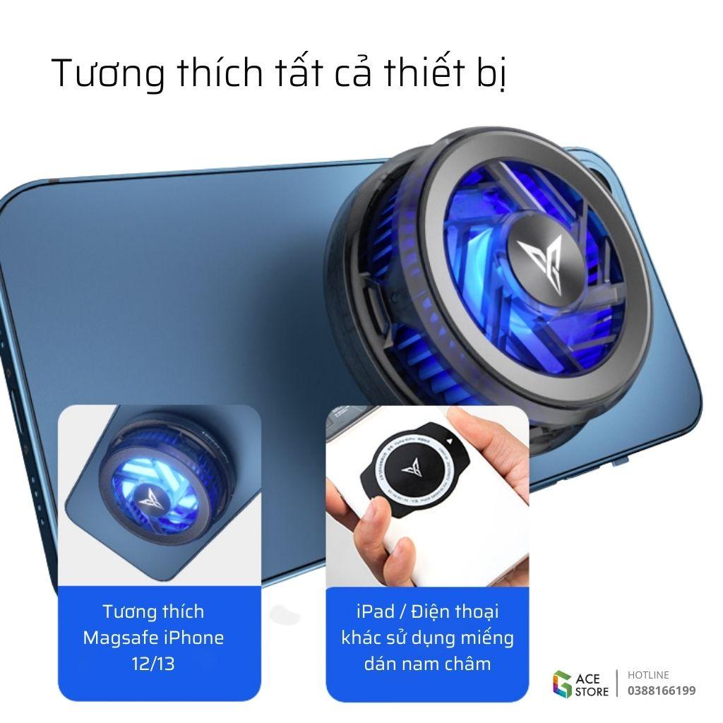 Flydigi B5X | Quạt tản nhiệt sò lạnh từ tính dành cho điện thoại và máy tính bảng ipad