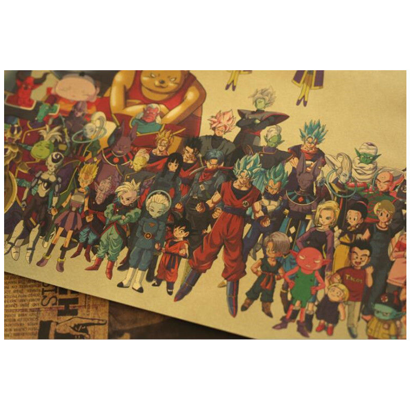 Hoạt Hình poster Phim dragon ball Trang Trí Tường Nhà
