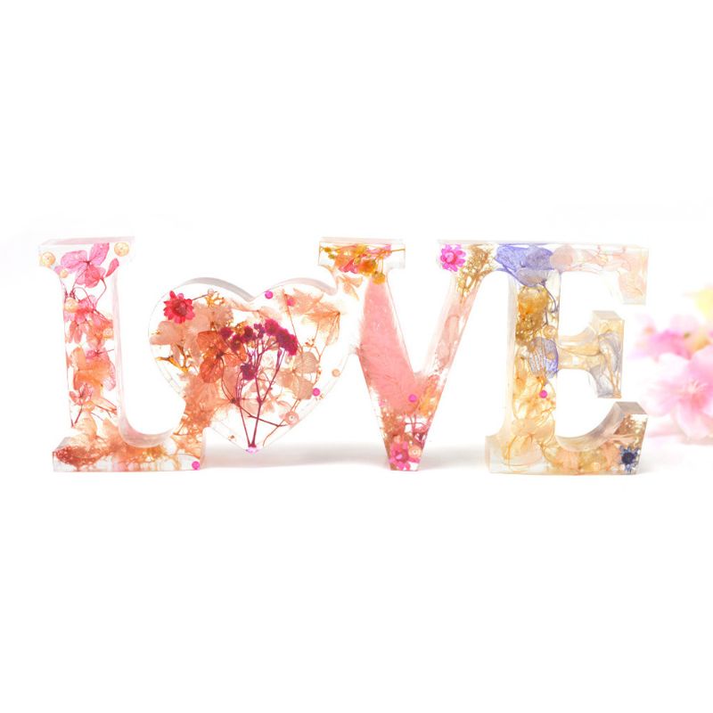 Khuôn Silicone Làm Chữ Trang Trí Nghệ Thuật DIY