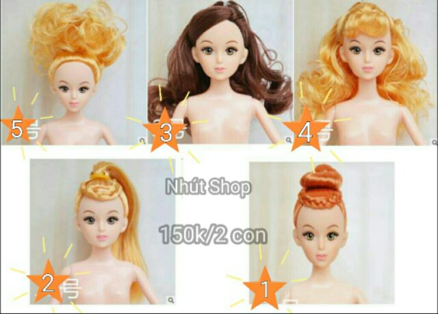 Búp bê cử động thiết kế