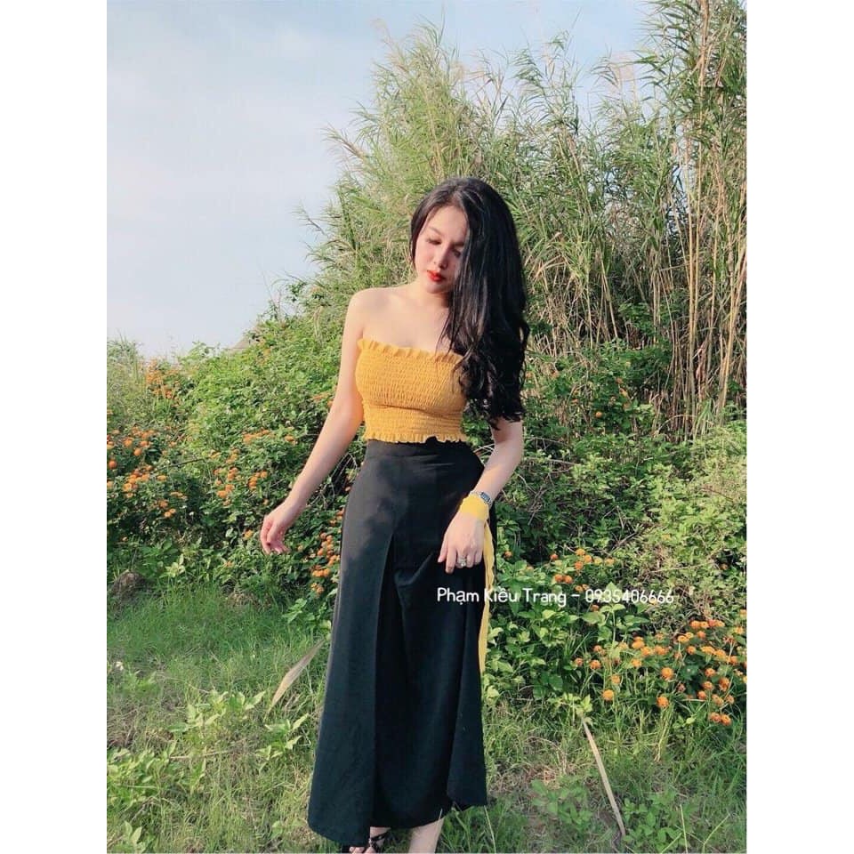 Áo ống nhún xinh xinh cưc tươi xinh xắn