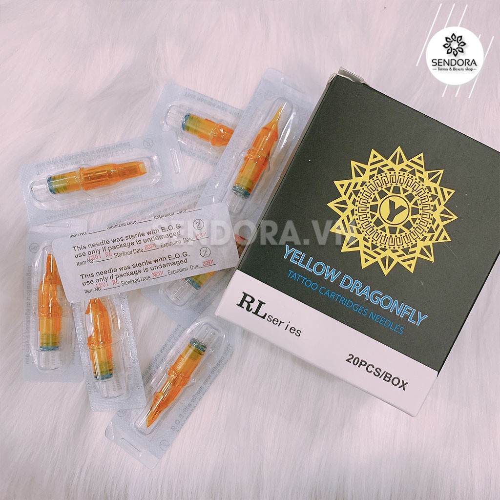 Hộp 20 Kim ngòi Máy Pen phun xăm - kim 1, 3, 7, 9, 15