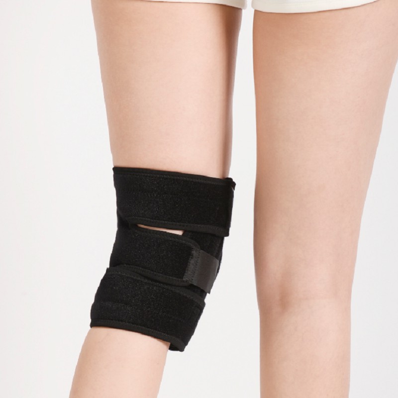 Băng bảo vệ đầu gối cao cấp, có 4 lò xo hỗ trợ, giảm lực tác động lên đầu gối  DG2