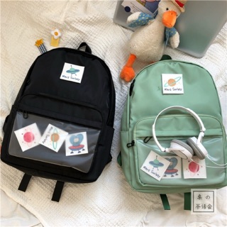 [ORDER] Balo ulzzang hình dán vũ trụ size 39*29cm