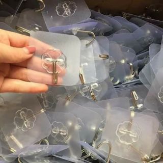 Móc dán tường trong suốt ♥️FREESHIP♥️ siêu dính set 20 cái