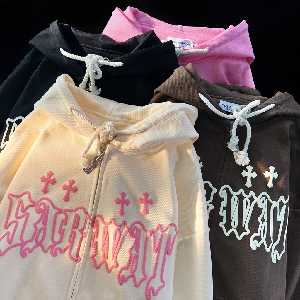 Áo Hoodie Hai Lớp In Họa Tiết Thời Trang Thu Đông Hàn Quốc Cho Nữ