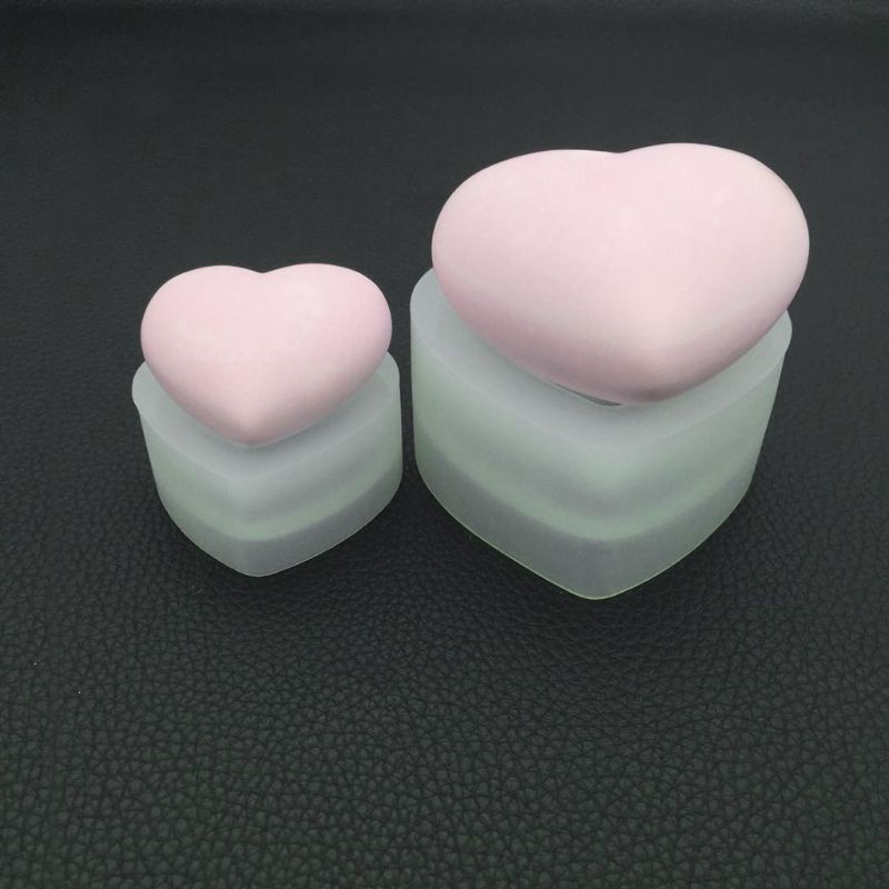 Khuôn silicon hình trái tim 3D làm bánh kẹo/socola/đồ trang sức bằng nhựa epoxy resin thủ công