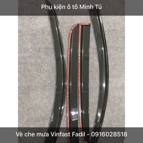 Vè che mưa ô tô Vinfast Fadi nhựa đen, loại Dày ve mua o to