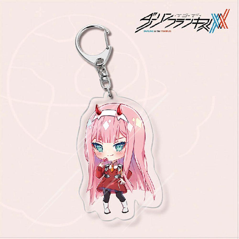 Móc Khóa Acrylic Hình Nhân Vật Hoạt Hình Anime Daring In The FRANXX Dễ Thương