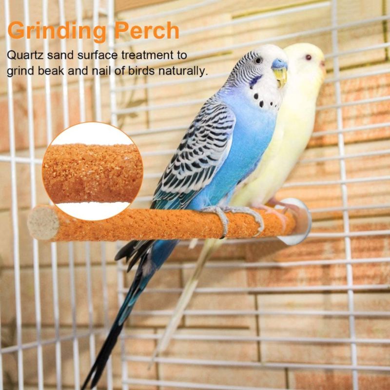 Bộ 17 Đồ Chơi Có Chuông Treo Lồng Chim Cho Vẹt Nhai Cắn