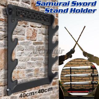 Giá đỡ kiếm samurai 4 tầng treo tường độc đáo