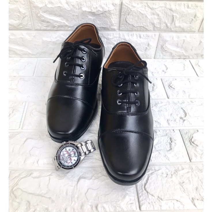 Giày Tây nam buộc dây, phom đẹp, mã SQ01, size từ 39-44, màu đen ,đế khâu sẳn rất chắc chắn