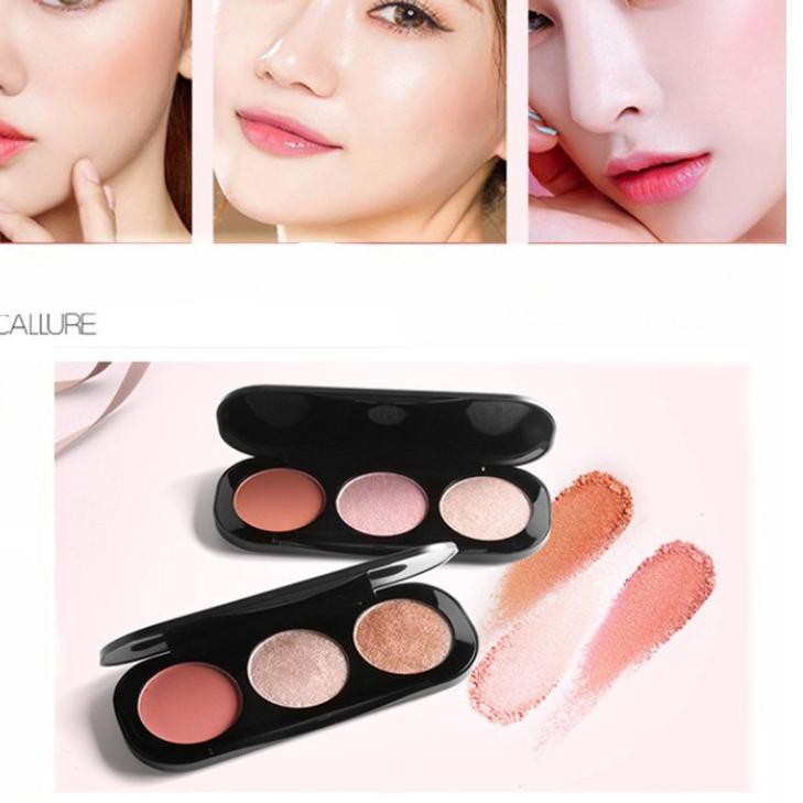 (hàng Mới Về) Bảng Phấn Má Hồng Và Bắt Sáng Focallure Fa26