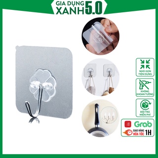 Móc treo tường đa năng siêu dính, móc treo thép đa năng bám chắc
