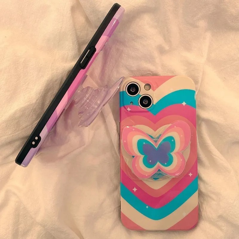 Ốp điện thoại in hình trái tim thích hợp cho IPhone 12 13 11 Pro Max X Xs Max Xr 7 8 Plus