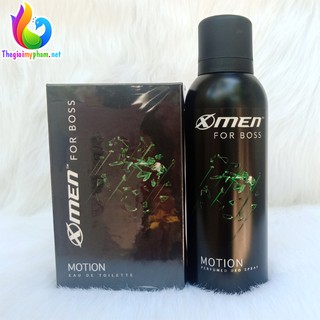 Combo Nước Hoa Xmen For Boss Motion 49ml + Xịt XMen For Boss Motion 150ml