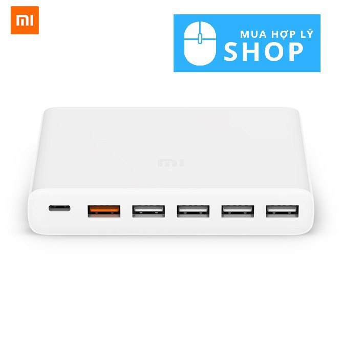 [CHÍNH HÃNG XIAOMI] Bộ Sạc Nhanh QC 3.0 XiaoMi 60W Đa cổng USB Tiện Lợi - HÀNG NHẬP KHẨU