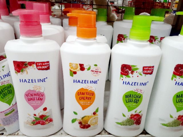 Sữa tắm Hazeline 670g các loại