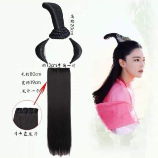 Bộ tóc búi độn cổ trang