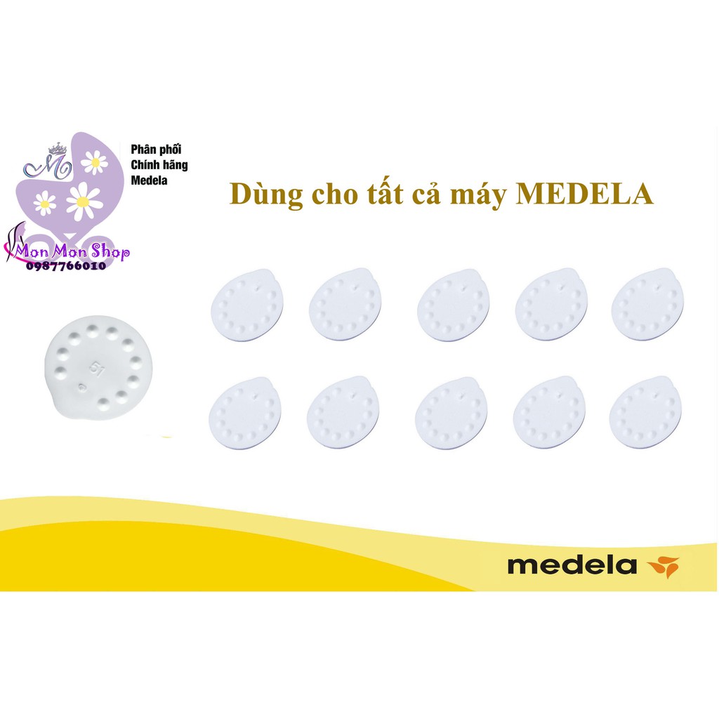 Van trắng máy hút sữa Medela - sản xuất bởi Maymom