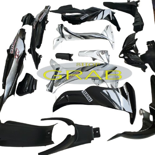Bộ vỏ nhựa màu Đen gắn xe JUPITER MX Loại Pha đèn Mắt Cáo - Dàn áo xe Jupiter MX