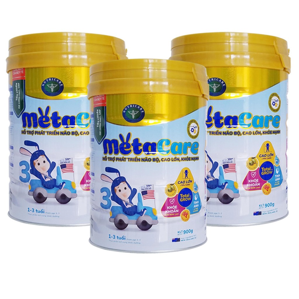 Sữa bột Metacare Step 3 Lon 400g_900g - Phát triển toàn diện cho trẻ_Duchuymilk