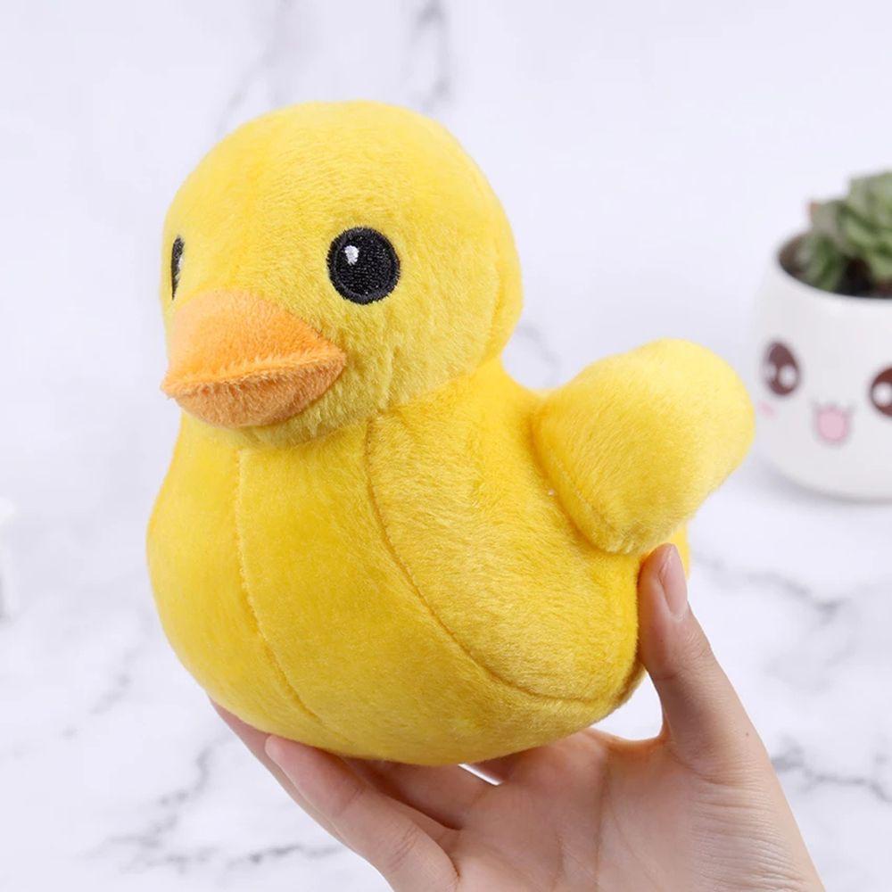 Đồ chơi nhồi bông Hình Vịt Vàng Mềm Mại Dành Cho Bé