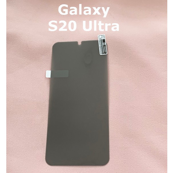 Kính cường lực nano dẻo chống nhìn trộm cho Samsung Galaxy S20 Ultra