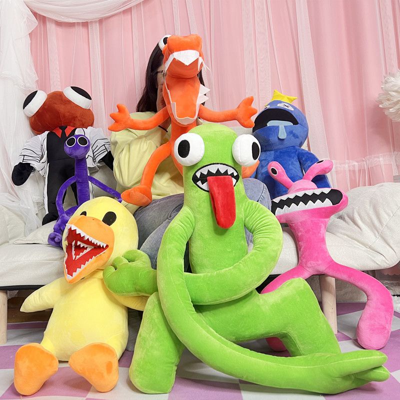 Đồ chơi búp bê nhồi bông size lớn 60cm Roblox Rainbow Friends làm quà tặng Giáng sinh cho bé