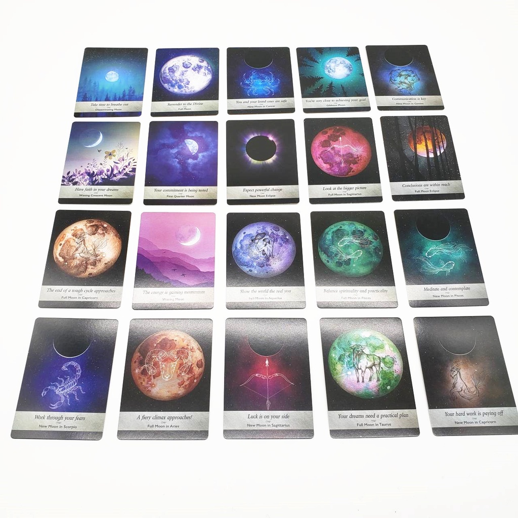 Bộ bài bói Oracle Moonology Tarot cực hay kèm hướng dẫn