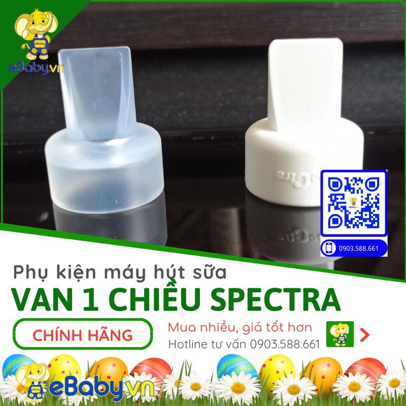 Van chân không máy hút sữa SPECTRA - Linh phụ kiện lưỡi gà van một chiều máy Spectra 9 Plus, 9S, S1, S1+, S2, M1, M2, Q