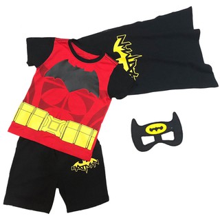 QUẦN ÁO SIÊU NHÂN NGƯỜI DƠI màu đỏ - TẶNG KÈM TÀ BAY VÀ MẶT NẠ