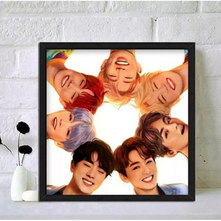 Tranh đính đá chân dung BTS (có nhận đính hộ)