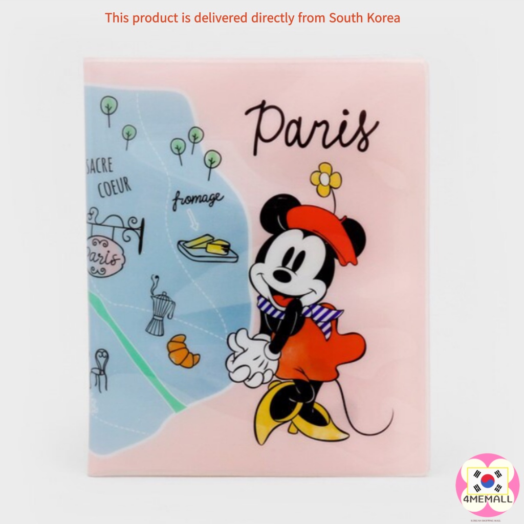 DAISO Vỏ bọc hộ chiếu họa tiết hoạt hình Disney phong cách Hàn Quốc