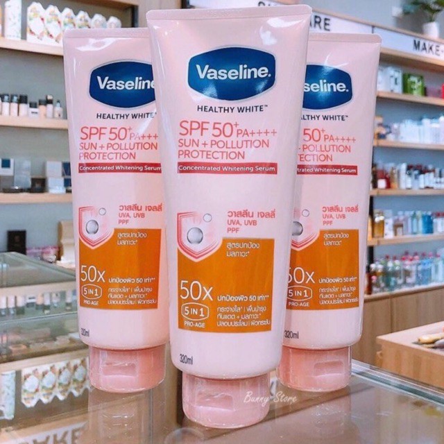 [GIẢM 60%] SỮA DƯỠNG THỂ VASELINE 50X THÁI LAN TUÝP 320ML | BigBuy360 - bigbuy360.vn