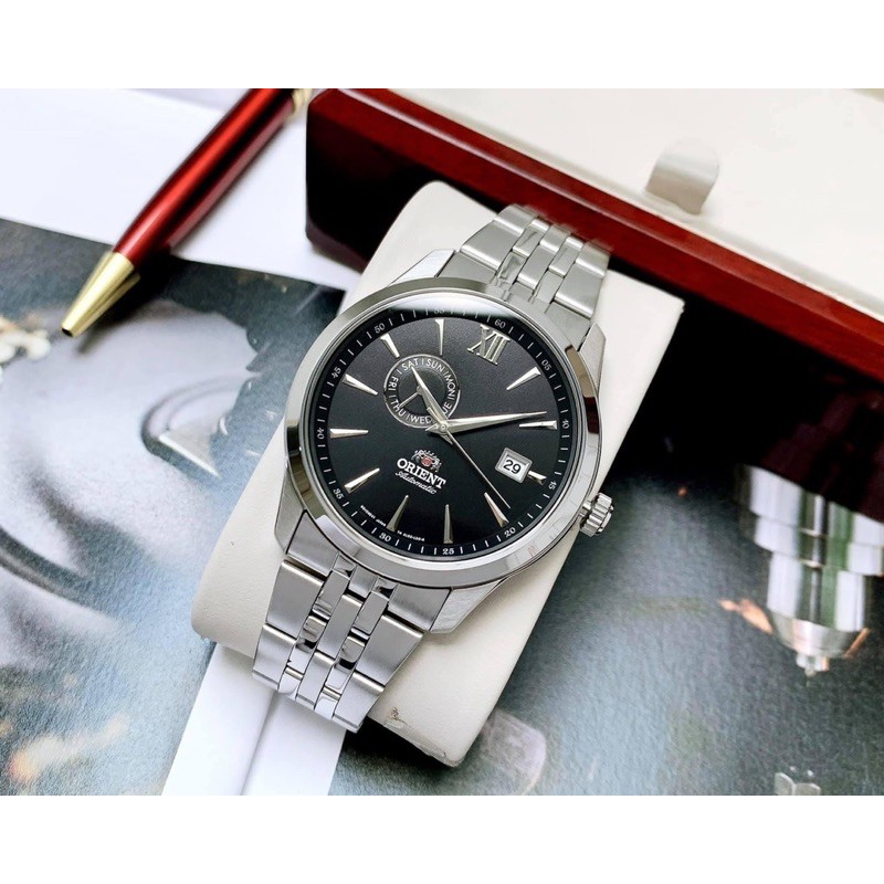 Đồng Hồ nam Orient automatic Mặt Đen