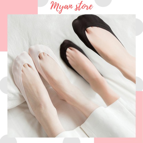 Tất nu cổ ngắn, tất chân nữ nửa bàn chân basic TB22 - Myan Store