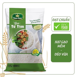 {GIÁ HOT} 5kg Gạo thương hiệu Từ Tâm - mềm dẻo thơm - Hạt gạo to - Giá mùa dịch