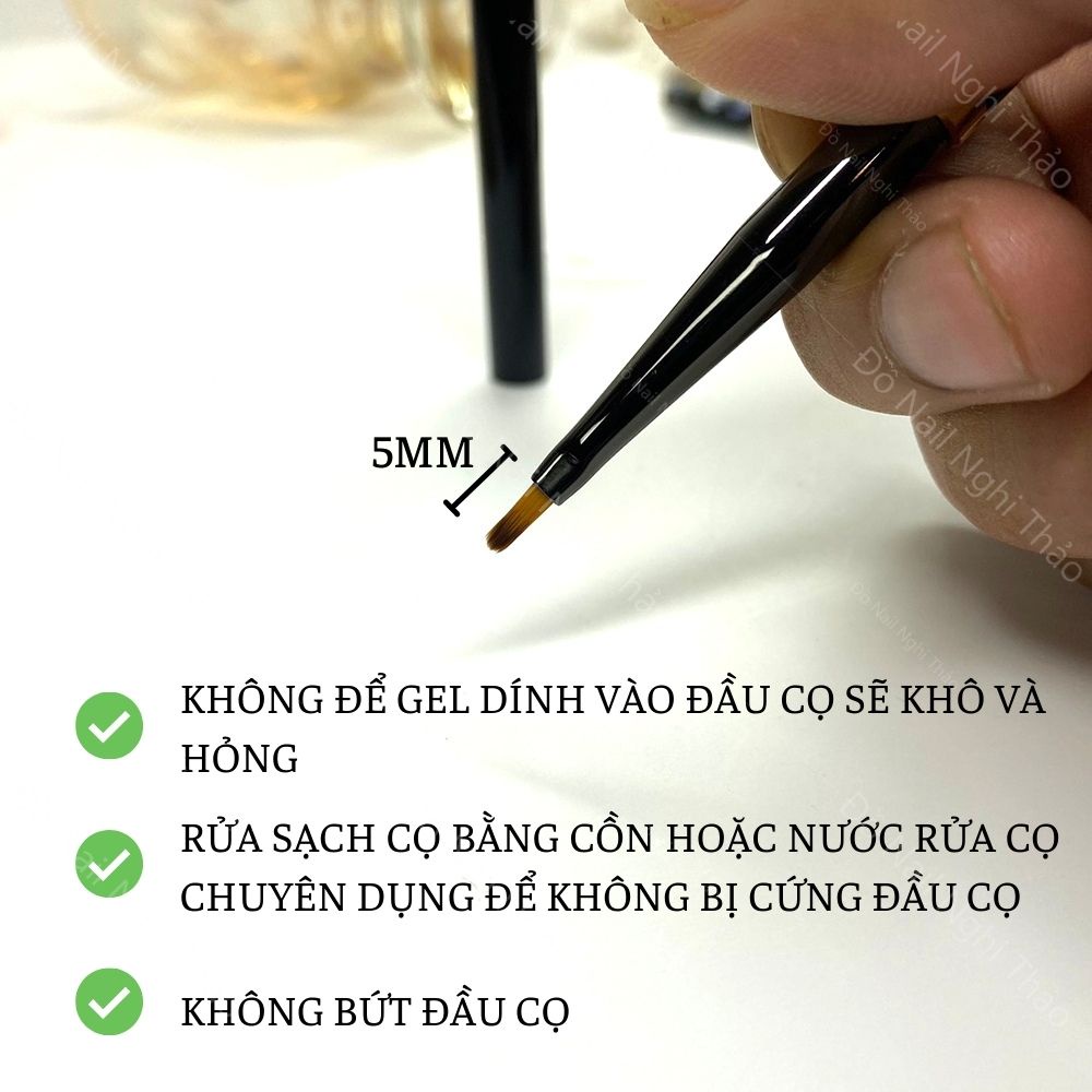 Cọ hoa cúc , cọ vẽ móng Jeliva số 02