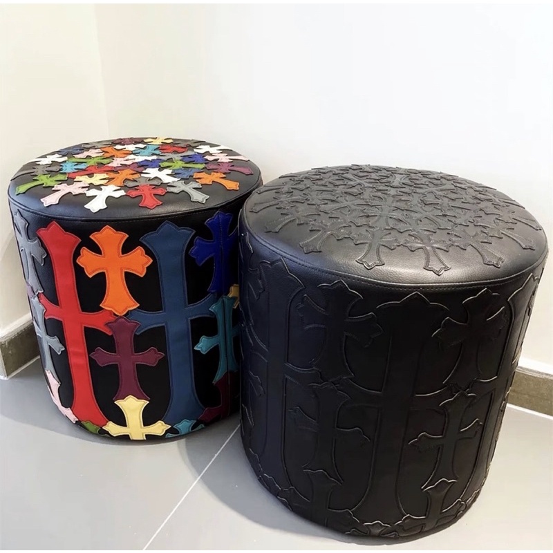 Ghế đệm da Chrome hearts bản VIP decor
