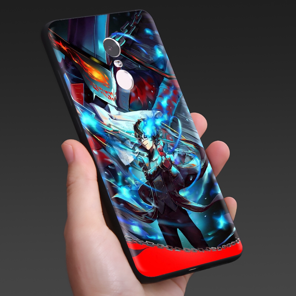 Ốp điện thoại mềm họa tiết Persona 5 cho Redmi Note 4A 4X 5 5A 6 6A 7 Plus Pro