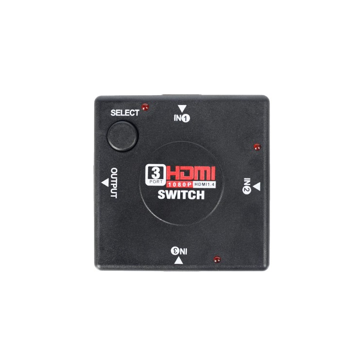 Bộ chuyển chia HDMI Mini HDMI switcher 3 in 1 out manual converter supports 1080P 3D