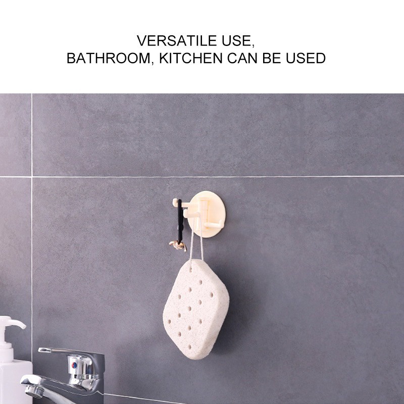 PNL Móc Treo Đồ 3 Nhánh Xoay Được Đa Năng Không Để Lại Dấu Vết Cho Nhà Bếp Nhà Tắm