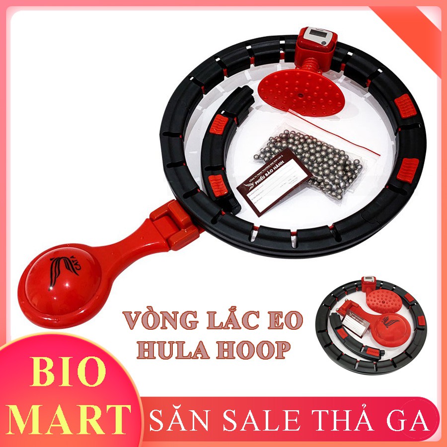 VÒNG LẮC EO THÔNG MINH HULA HOOP - Dụng cụ thể thao giảm mỡ bụng, điều hòa nhịp tim, massage cơ bụng – BIO 153