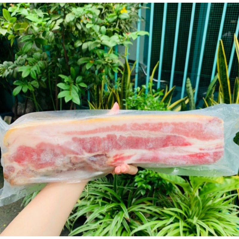 thịt ba rọi heo rừng lai (giao hàng hoả tốc LH o chín o hai tám năm năm ba chín ba)