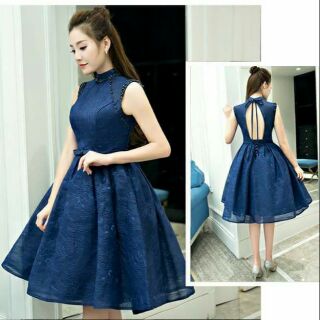 Đầm Xòe Công Chúa Khoét Lưng