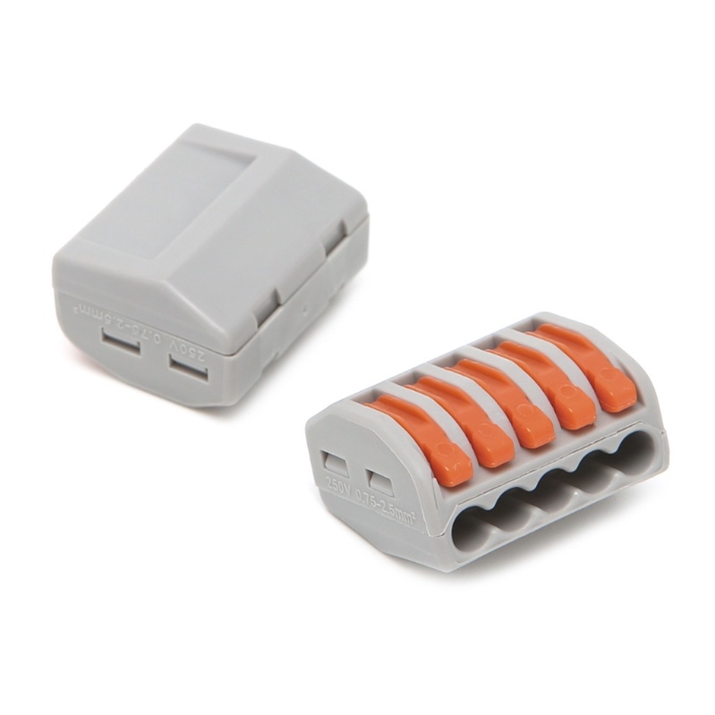 Set 5 Khối Đấu Nối Dây Điện 222-415-Nuts 5 Conductor