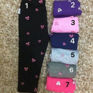 Quần legging cho bé  gái  size 8-20kg
