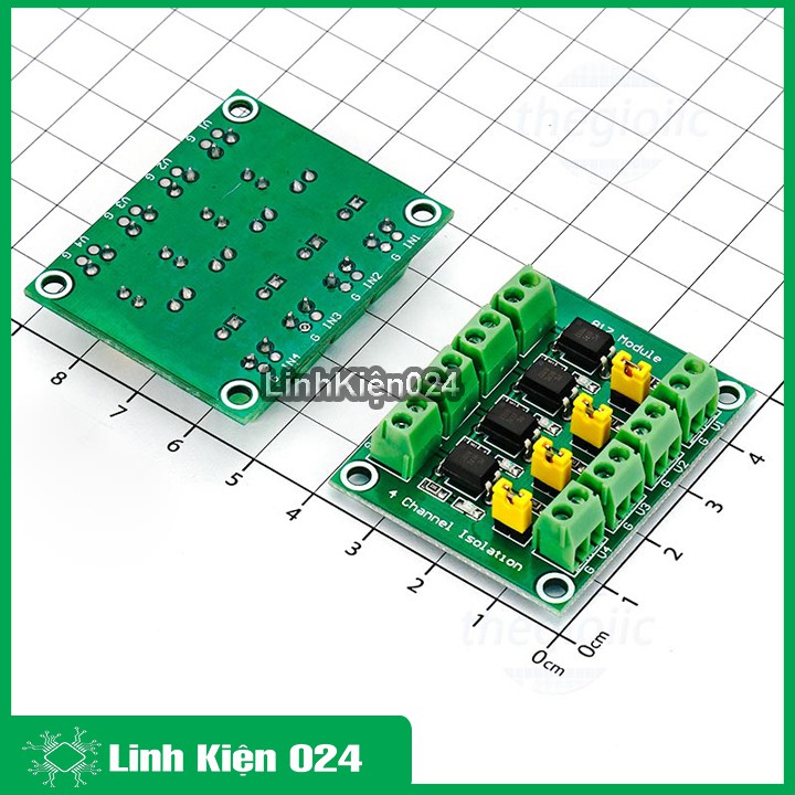 Module Cách Li Quang PC817 4 Kênh