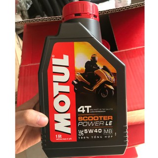 Nhớt motul Scooter Power LE 5W40 0.8L